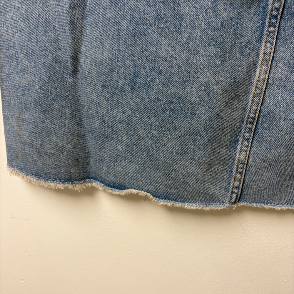 Pilcro EUC Madi Front Slit Denim Maxi‎ Skirt Size 14 - Picture 8 of 8